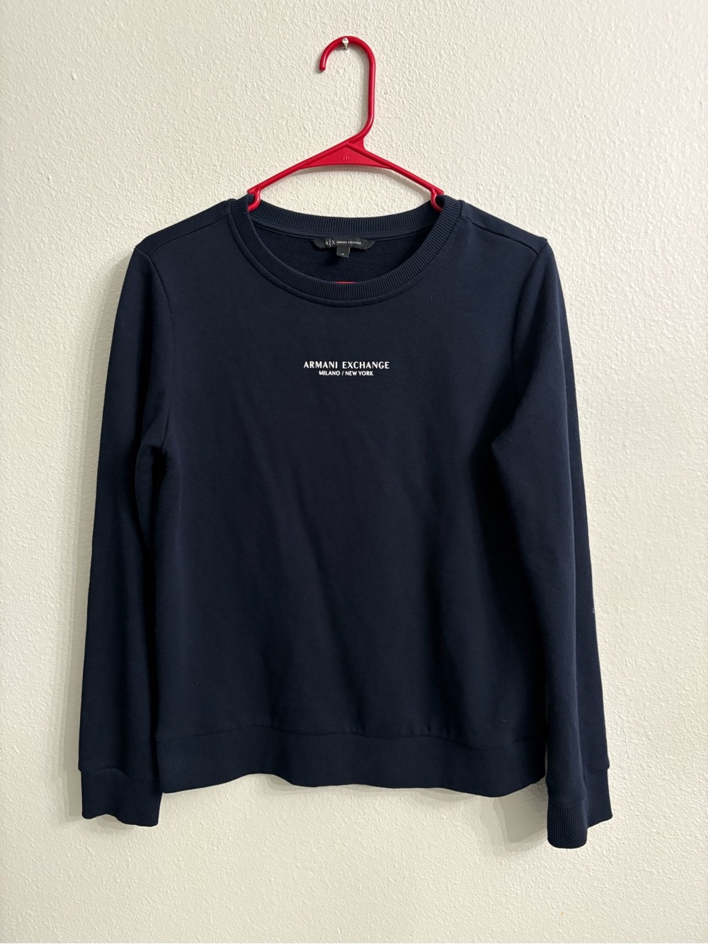 Armani Exchange Women’s Navy Logo Sweatshirt